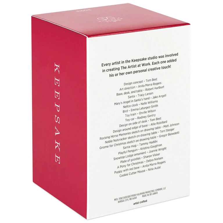 Hallmark The Artist At Work Special Edition Exclusive Ornament 7 Hallmark The Artist At Work Special Edition Exclusive Ornament - Image 5