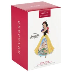 Hallmark Disney Princess Celebration Snow White Porcelain Ornament 11 Hallmark Disney Princess Celebration Snow White Porcelain Ornament -Hallmark Snow White With Castle Dress Keepsake Ornament 2999QXR8189 04