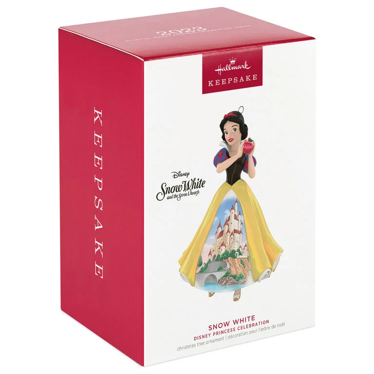 Hallmark Disney Princess Celebration Snow White Porcelain Ornament 6 Hallmark Disney Princess Celebration Snow White Porcelain Ornament - Image 4