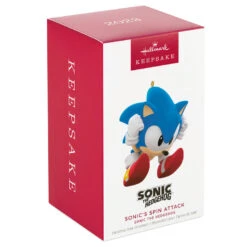 Hallmark Sonic The Hedgehog Sonic's Spin Attack Ornament -Hallmark Sonic the Hedgehog Keepsake Ornament 1899QXI6329 04