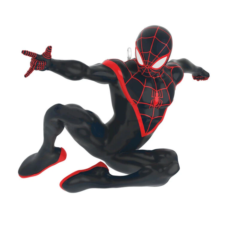 Hallmark Mini Marvel Spider-Man And Miles Morales Ornaments, Set Of 2 4 Hallmark Mini Marvel Spider-Man And Miles Morales Ornaments, Set Of 2 - Image 2
