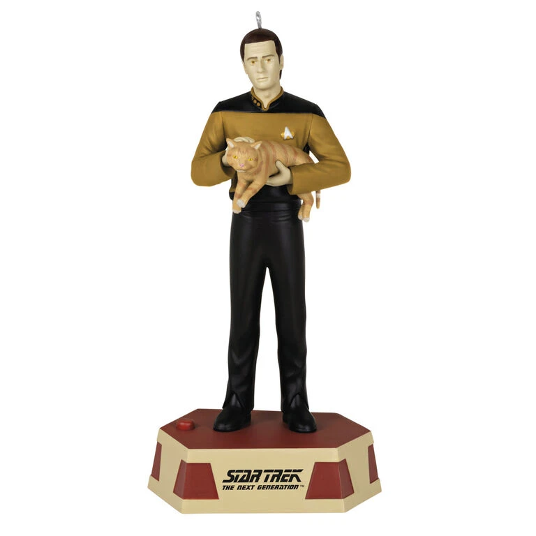 Hallmark Star Trek™: The Next Generation Data's Ode To Spot Ornament With Sound 3 Hallmark Star Trek™: The Next Generation Data's Ode To Spot Ornament With Sound
