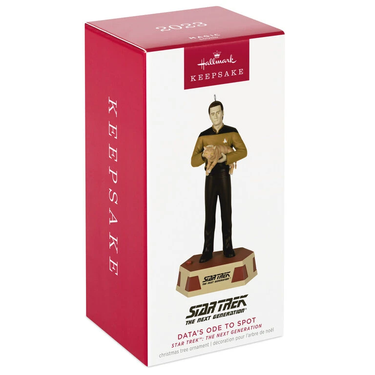 Hallmark Star Trek™: The Next Generation Data's Ode To Spot Ornament With Sound 6 Hallmark Star Trek™: The Next Generation Data's Ode To Spot Ornament With Sound - Image 4