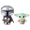 Hallmark Itty Bittys® Star Wars™ The Mandalorian™ And Grogu™ Plush, Set Of 2 -Hallmark Star Wars Mandalorian and Grogu Plush itty bittys 2Pack 1KDD2106 01
