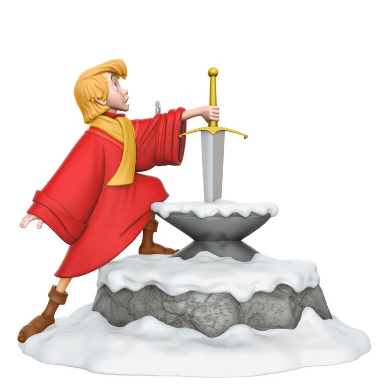 Hallmark Disney The Sword In The Stone 60th Anniversary Becoming King Arthur Ornament 3 Hallmark Disney The Sword In The Stone 60th Anniversary Becoming King Arthur Ornament