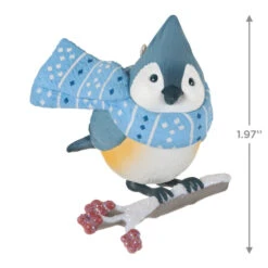 Hallmark Cozy Critters Ornament 10 Hallmark Cozy Critters Ornament -Hallmark Tufted Timouse in Scarf Keepsake Ornament 1499QXR8019 03