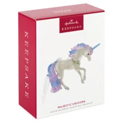 Hallmark Majestic Unicorn Ornament -Hallmark White Blue and Purple Unicorn Keepsake Ornament 1799QGO2717 04