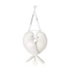 Hallmark Our Anniversary 2023 Porcelain Ornament -Hallmark White Love Birds Anniversary Keepsake Ornament 1999QHX3069 01