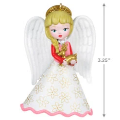 Hallmark Heirloom Angels Ornament -Hallmark White Pink Angel Keepsake Ornament 1699QXR8197 03