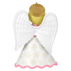 Hallmark Heirloom Angels Ornament -Hallmark White Pink Angel Keepsake Ornament 1699QXR8197 06